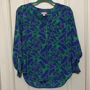 Lilly Pulitzer Delray Top in Loopy